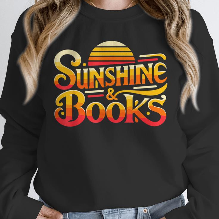 Sunshine & Books For Bookworm Summer Reading Unisex Sweatshirt Sunshine & Books For Bookworm Summer Reading Unisex Sweatshirt