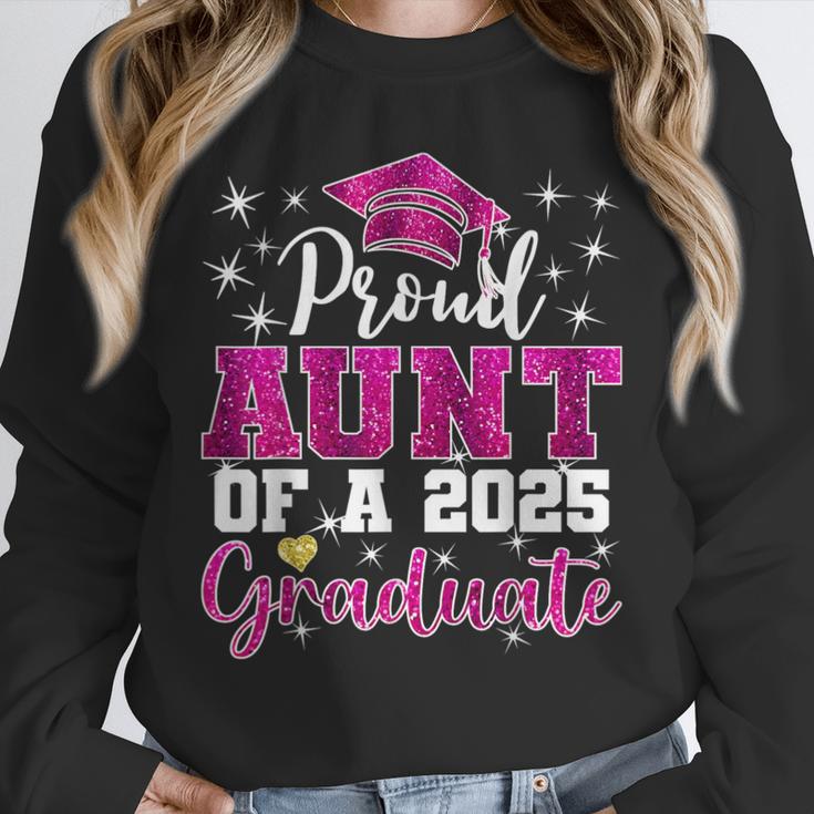 Super Proud Aunt Of 2025 Graduate Senior Graduation Family Unisex Sweatshirt