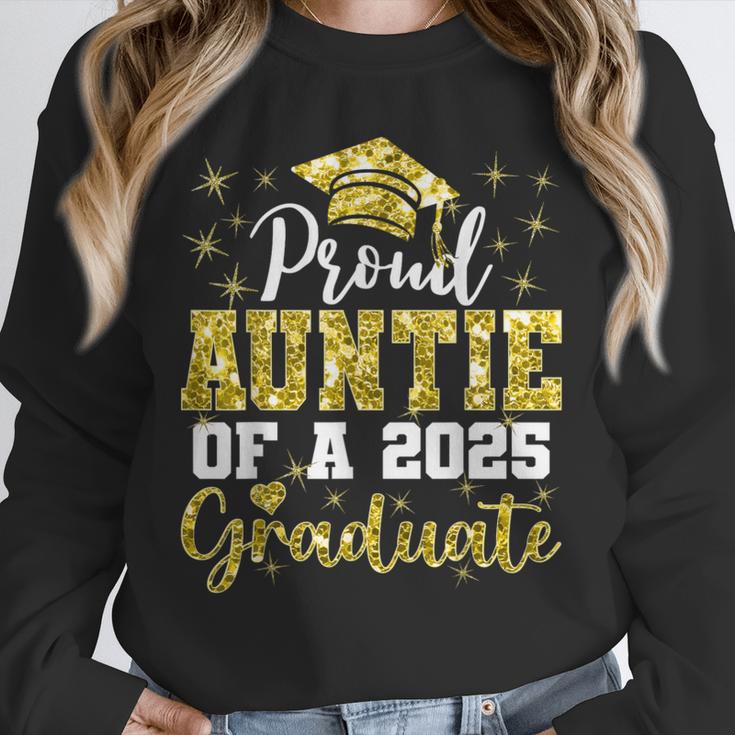 Super Proud Auntie Of 2025 Graduate Senior Graduation Family Unisex Sweatshirt
