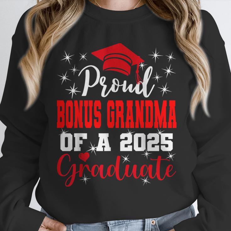 Super Proud Bonus Grandma Of 2025 Graduate Graduation Family Unisex Sweatshirt