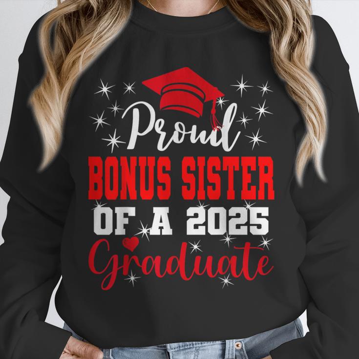Super Proud Bonus Sister Of 2025 Graduate Graduation Family Unisex Sweatshirt