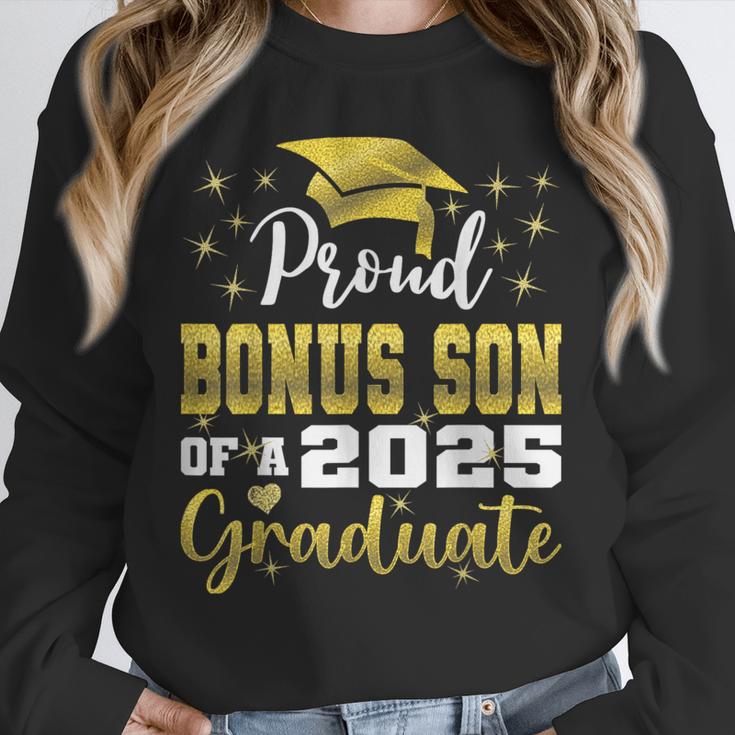 Super Proud Bonus Son Of 2025 Graduate Graduation Family Unisex Sweatshirt