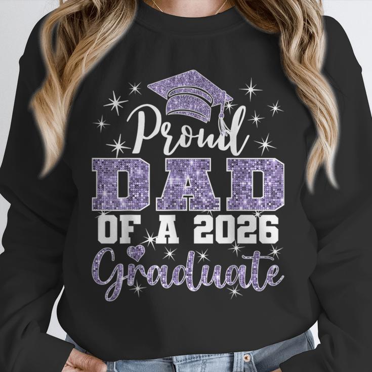 Super Proud Dad Of 2026 Graduate Senior Graduation Family Unisex Sweatshirt
