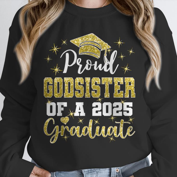 Super Proud Godsister Of 2025 Graduate Graduation Family Unisex Sweatshirt