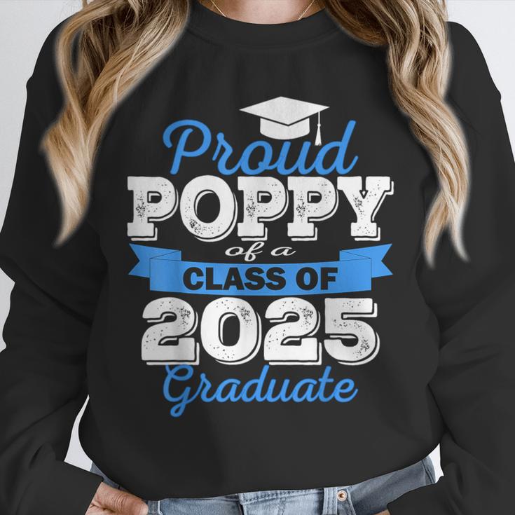 Super Proud Poppy Of 2025 Graduate Senior Graduation Family Unisex Sweatshirt