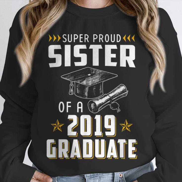 Super Proud Sister Of A 2019 Graduate Shirt Graduation Unisex Sweatshirt
