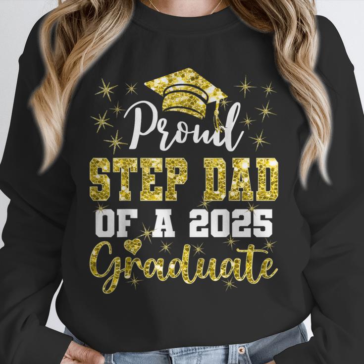 Super Proud Step Dad Of 2025 Graduate Graduation Family Unisex Sweatshirt