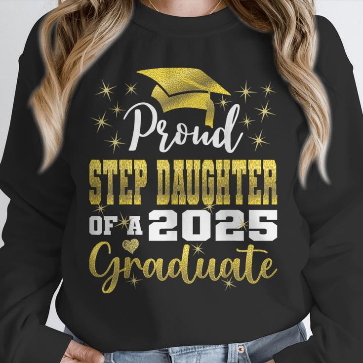 Super Proud Step Daughter Of 2025 Graduate Graduation Family Unisex Sweatshirt