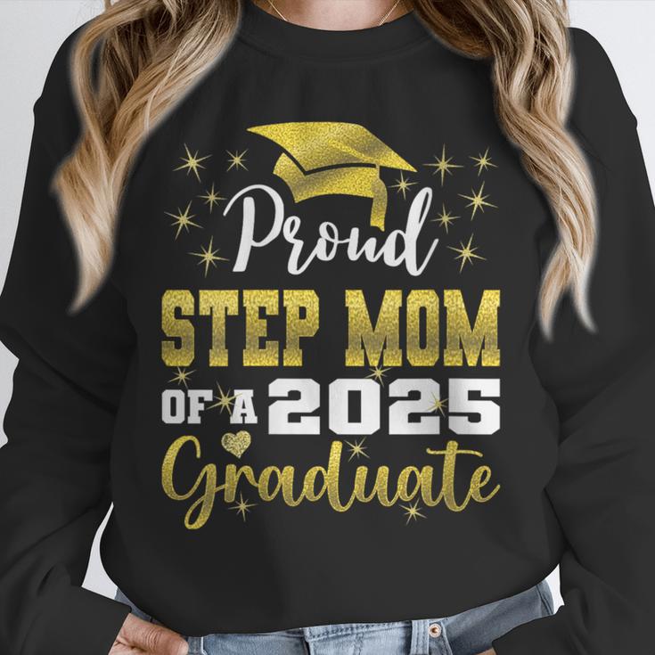 Super Proud Step Mom Of 2025 Graduate Graduation Family Unisex Sweatshirt