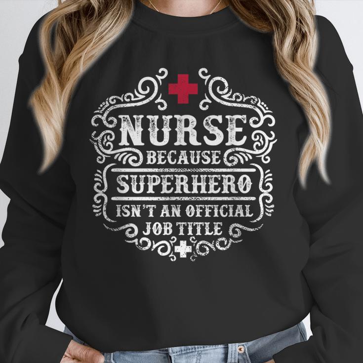 Superhero Nurse RN Graduation Thanks Shirt Unisex Sweatshirt