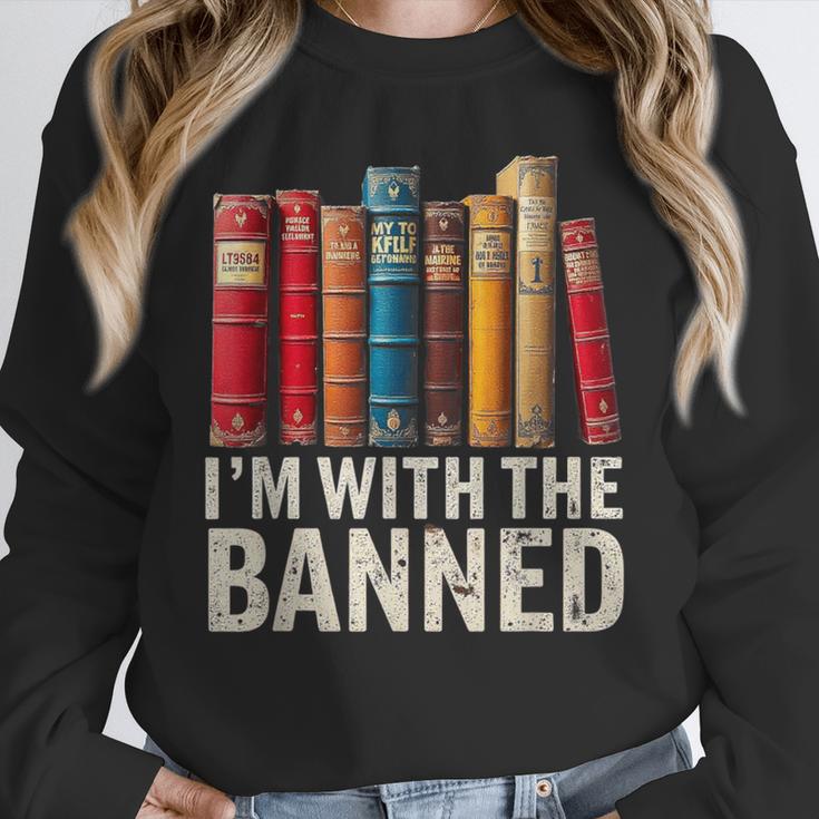 Support Banned Books Freedom I'm With The Banned Unisex Sweatshirt