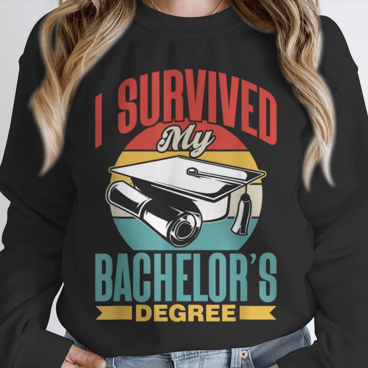 I Survived My Bachelor's Degree Party Bachelor Graduation Unisex Sweatshirt