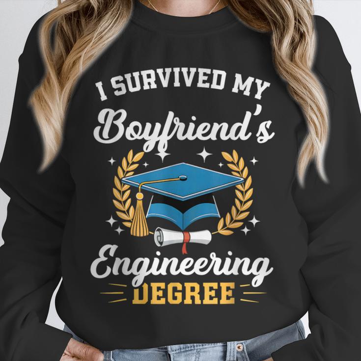 I Survived My Boyfriend's Engineering Degree Graduation Unisex Sweatshirt