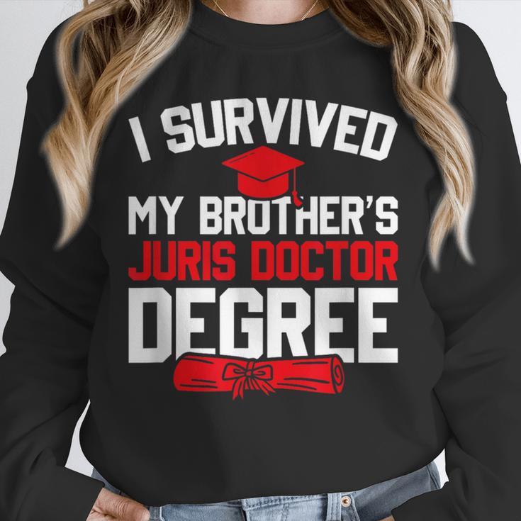 I Survived My Brother's Juris Doctor Degree Graduation Unisex Sweatshirt