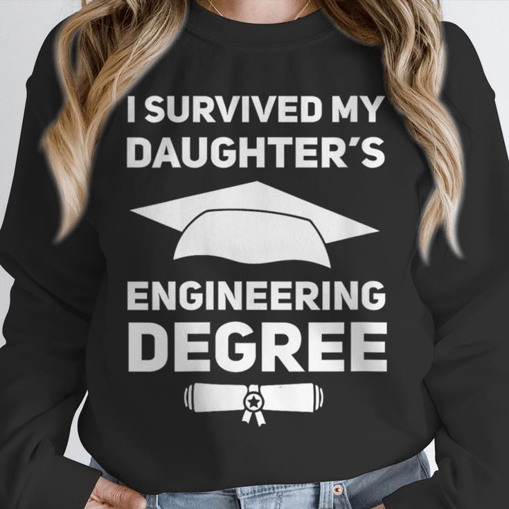 I Survived My Daughter's Engineering Degree Graduation Unisex Sweatshirt