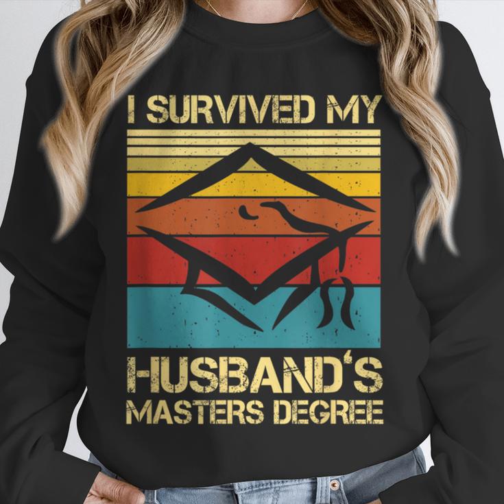 I Survived My Husband's Master's Degree Graduation Unisex Sweatshirt