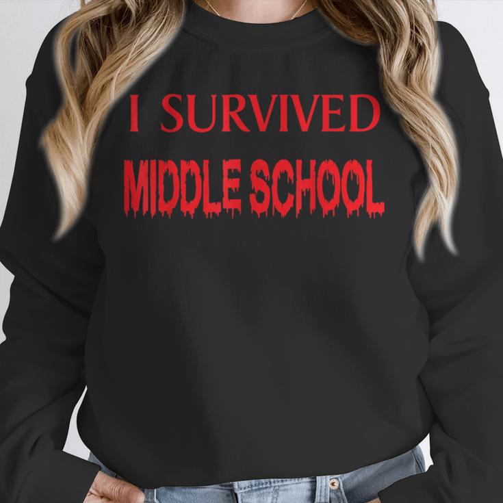 I Survived Middle School Graduation Shirt T-Shirt Unisex Sweatshirt