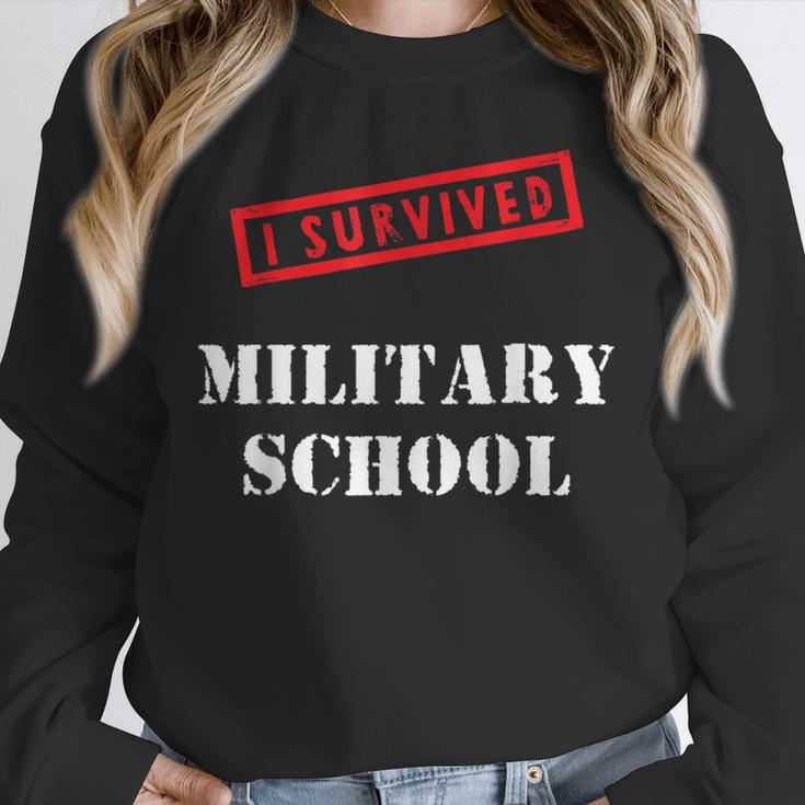 I Survived Military School Graduation Straight Outta Unisex Sweatshirt