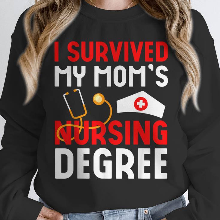 I Survived My Mom's Nursing Degree Graduation Day 2026 Unisex Sweatshirt