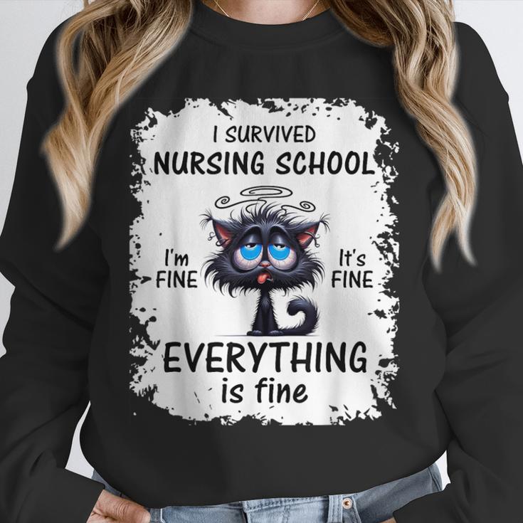 I Survived Nursing School Graduation 2025 Unisex Sweatshirt