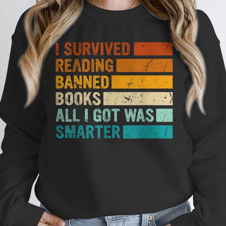 I Survived Reading Banned Books All I Got Was Smarter Unisex Sweatshirt