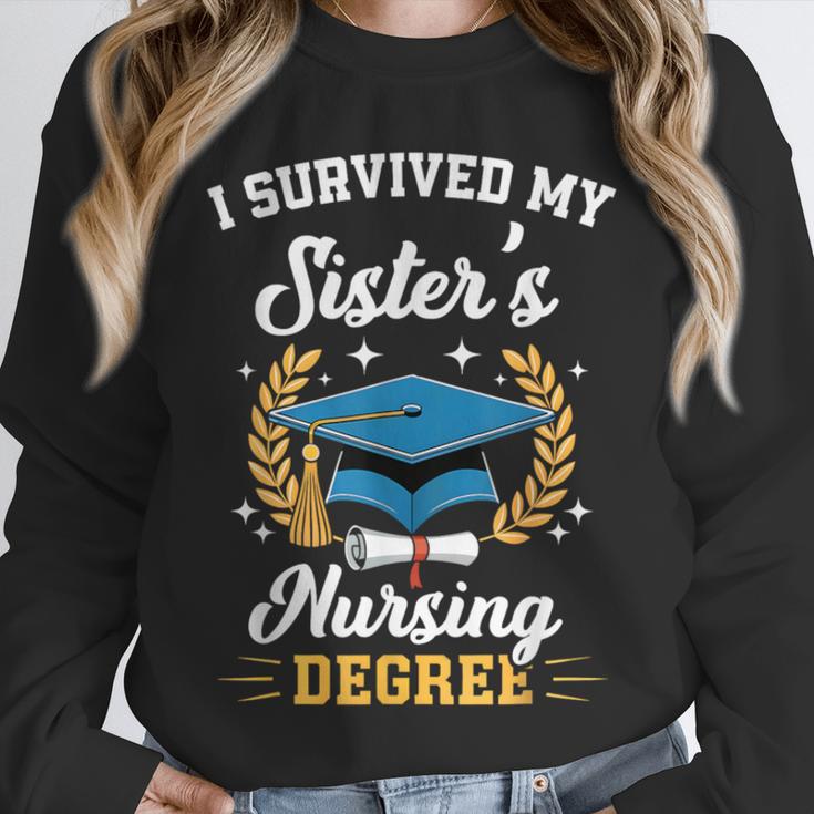 I Survived My Sister's Nursing Degree Graduation Unisex Sweatshirt