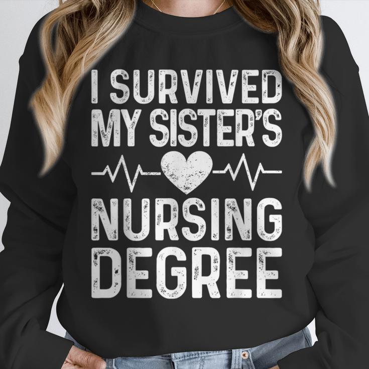 I Survived My Sister's Nursing Degree School Graduation Unisex Sweatshirt