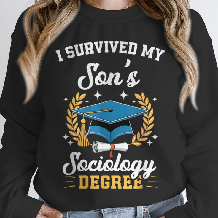 I Survived My Son's Sociology Degree Graduation Unisex Sweatshirt