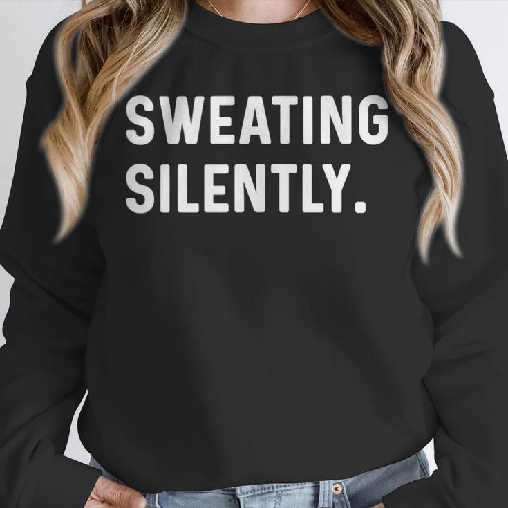 Sweating Silently Introvert Weight Lifting Cardio Run Bench Unisex Sweatshirt Sweating Silently Introvert Weight Lifting Cardio Run Bench Unisex Sweatshirt