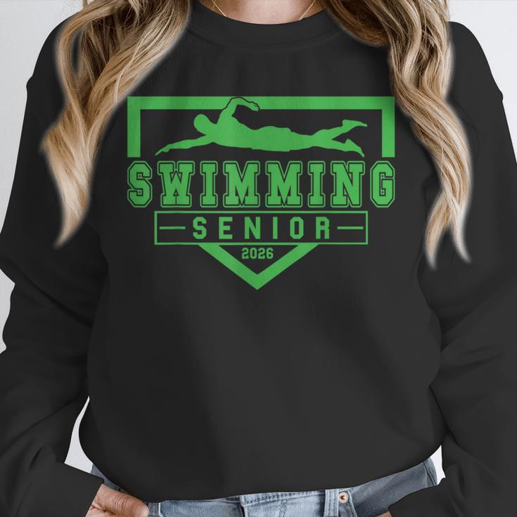 Swimming Senior Night Swim Senior 2026 Graduation 32 Unisex Sweatshirt