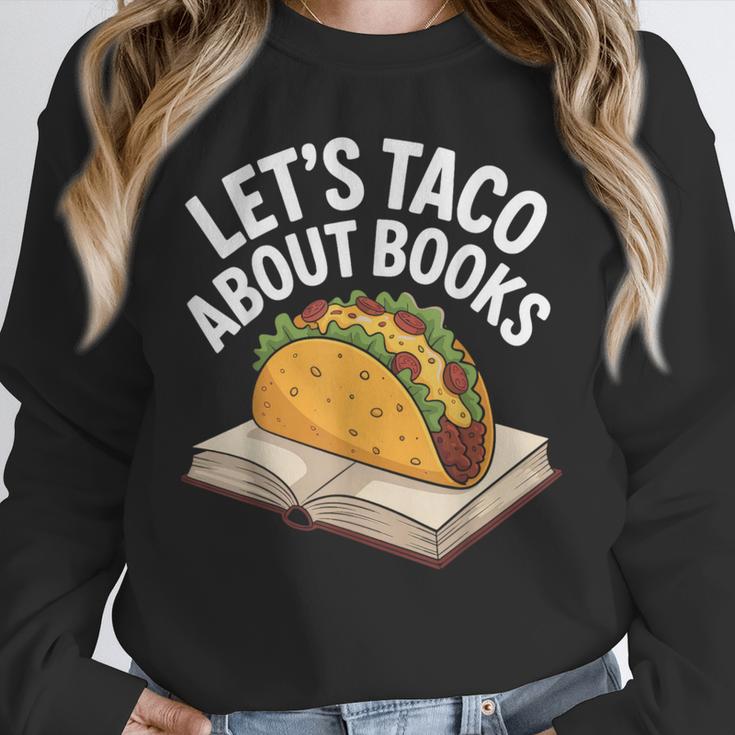 Taco Books Mexican Reading Teacher Book Lovers Bookish Unisex Sweatshirt Taco Books Mexican Reading Teacher Book Lovers Bookish Unisex Sweatshirt
