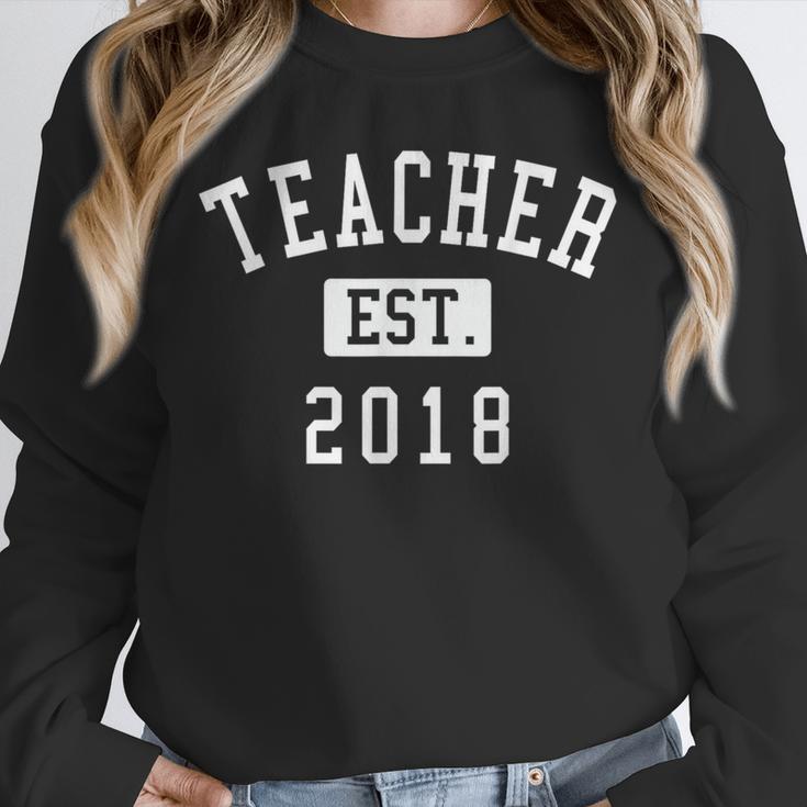 Teacher Established 2018 Shirt For Teacher Graduation Men Women Unisex Sweatshirt
