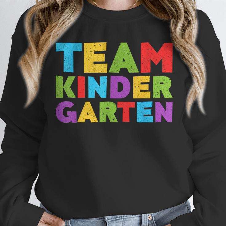 Team Kindergarten Shirt Teacher Back To School Graduation Men Women Girls Kids Unisex Sweatshirt