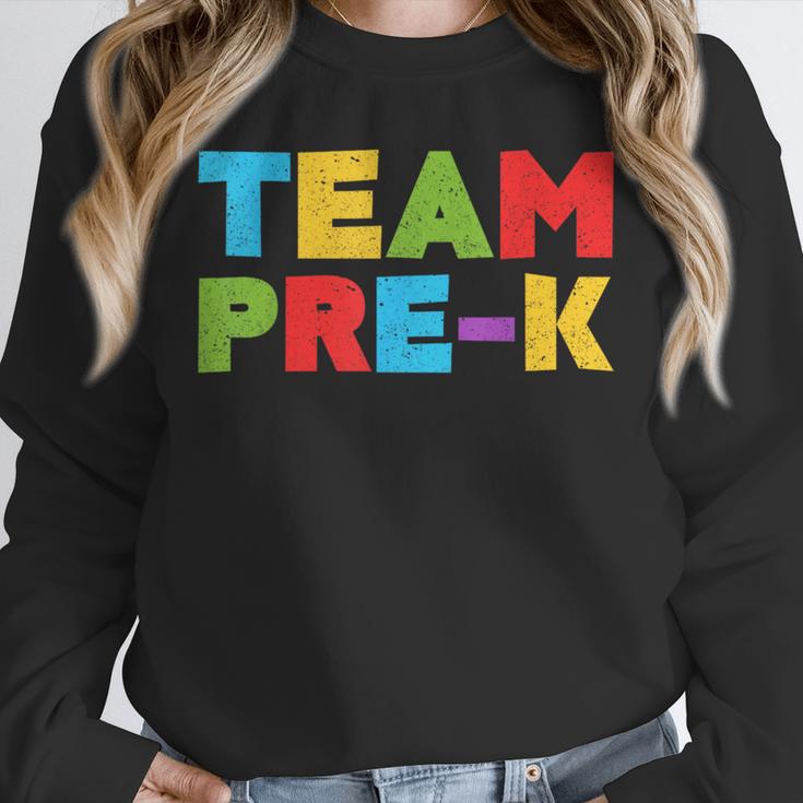 Team Pre-K Shirt Teacher Boy Girl Back To School Graduation Unisex Sweatshirt