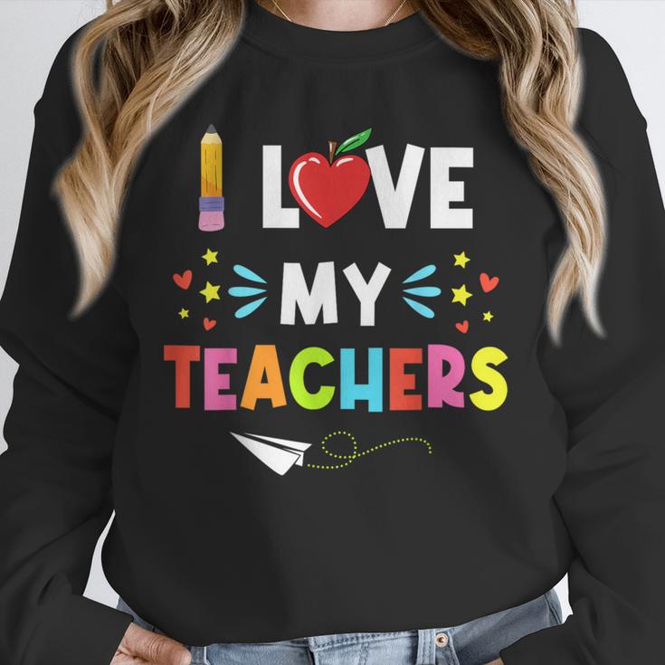 Teens Graduation I Heart My Teacher I Love My Teachers Unisex Sweatshirt