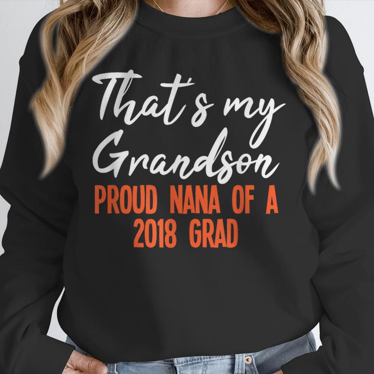 That's My Grandson 2018 Graduation Shirt For Grad Nanas Unisex Sweatshirt