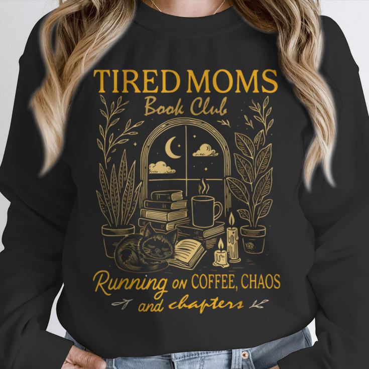 Tired Mom Club Bookish Things Booktrovert Book Lover Unisex Sweatshirt