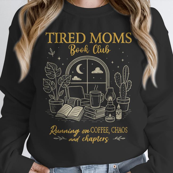 Tired Moms Book Club Coffee Chaos Chapters Unisex Sweatshirt Tired Moms Book Club Coffee Chaos Chapters Unisex Sweatshirt