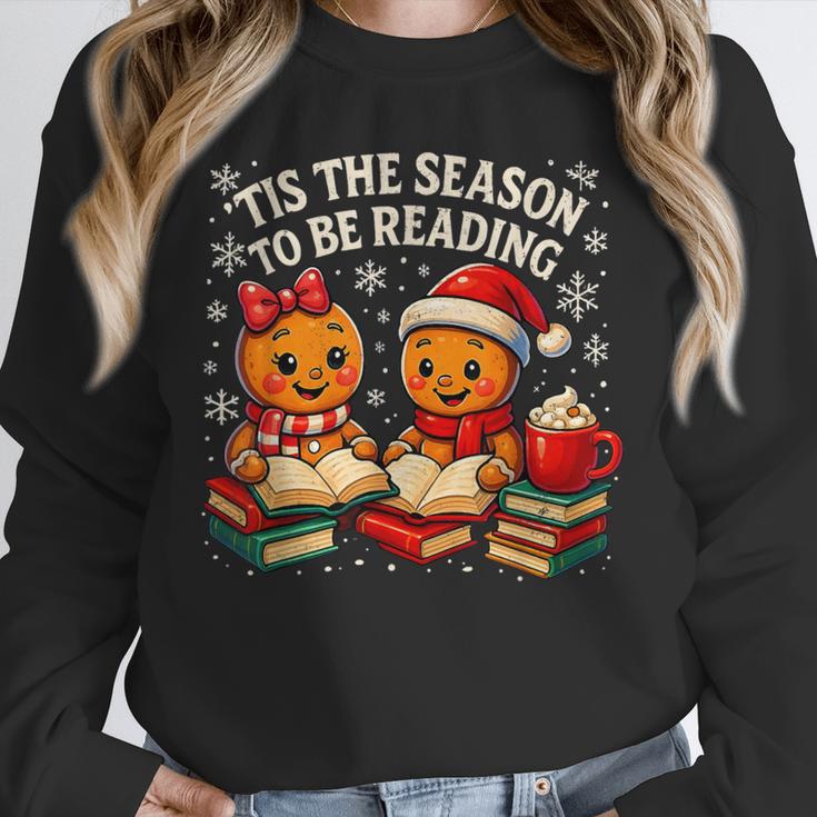 ’Tis The Season To Be Reading Book Lover Unisex Sweatshirt