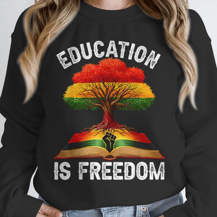 History Education Is Freedom Books Black History Unisex Sweatshirt History Education Is Freedom Books Black History Unisex Sweatshirt