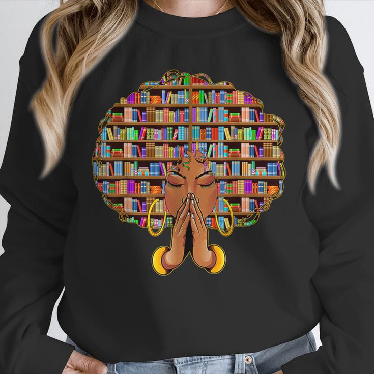 History Month Afro Women Girls Book Lover Librarian Unisex Sweatshirt History Month Afro Women Girls Book Lover Librarian Unisex Sweatshirt