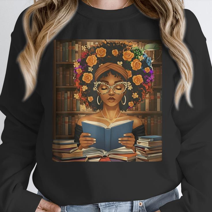 History Month Black Afro Girl Women Book Lovers Flower Unisex Sweatshirt History Month Black Afro Girl Women Book Lovers Flower Unisex Sweatshirt