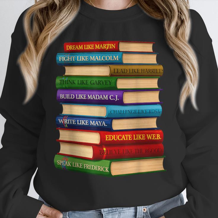 History Month Educated Black Leaders Reading Books Unisex Sweatshirt History Month Educated Black Leaders Reading Books Unisex Sweatshirt