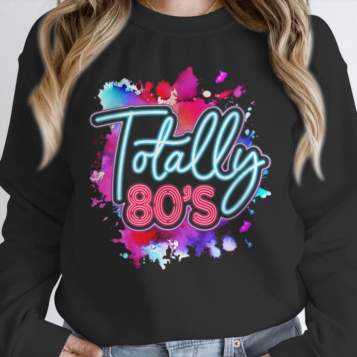 Totally 80's Colorful Retro 1980s Style Nostalgia Vibe Unisex Sweatshirt Totally 80's Colorful Retro 1980s Style Nostalgia Vibe Unisex Sweatshirt
