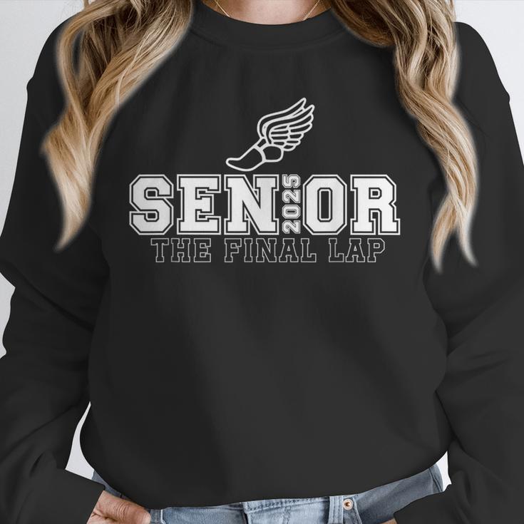 Track & Field Senior 2025 Graduation Year The Final Lap Unisex Sweatshirt