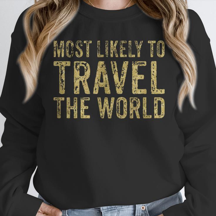 Travel Themed Graduation Tshirt Unisex Sweatshirt