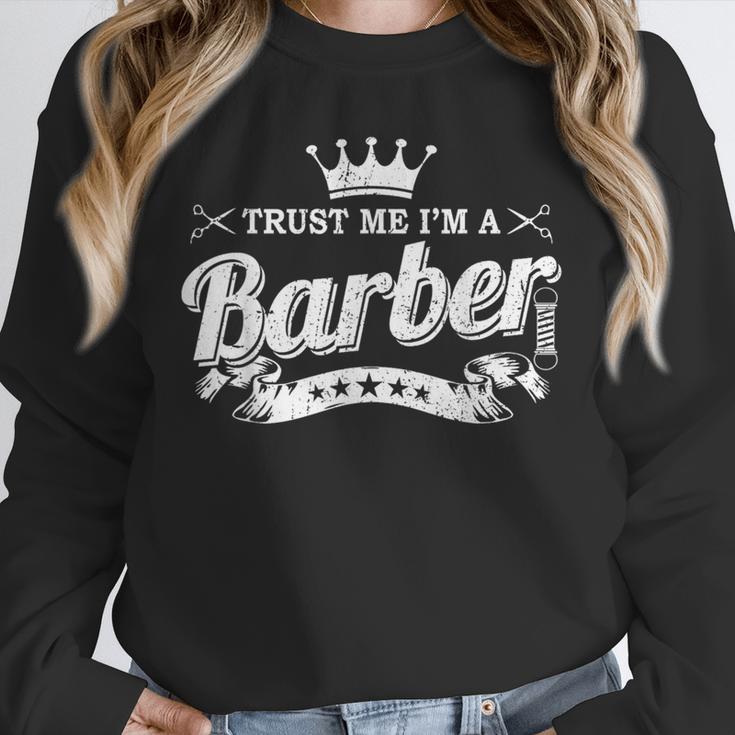 Trust Me I'm A Barber School Graduation Barbershop Cool Unisex Sweatshirt