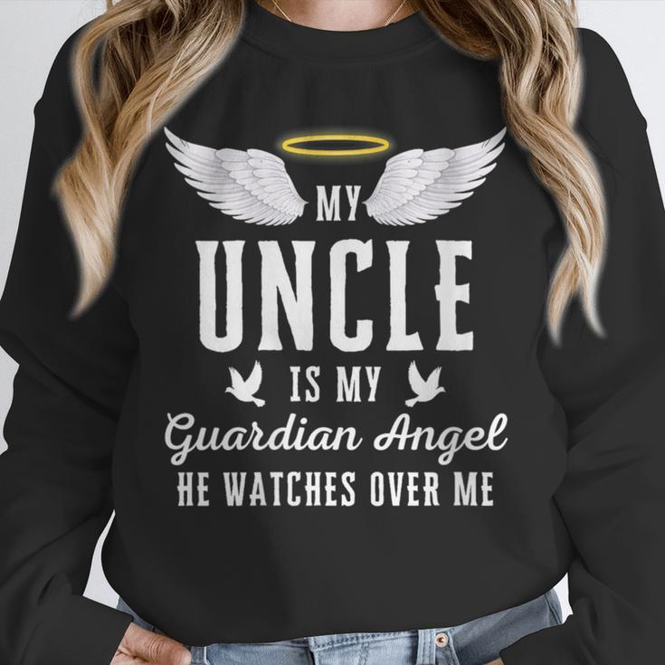 My Uncle Is My Guardian Angel In Loving Memorial Memory Tee Unisex Sweatshirt