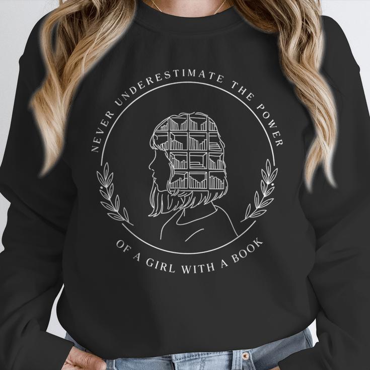 Never Underestimate The Power Of A Girl With A Book Unisex Sweatshirt