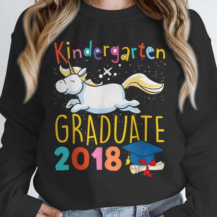Unicorn Kindergarten Graduation Shirt Girls Unisex Sweatshirt